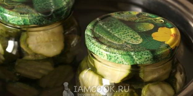 маринованные огурцы с вишнями на зиму