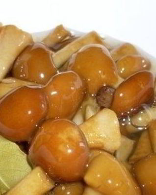 Маринованные опята в собственном соку