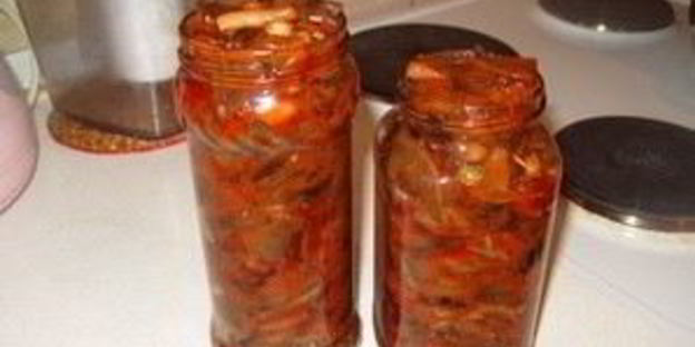 маринованные опята в томатном соусе