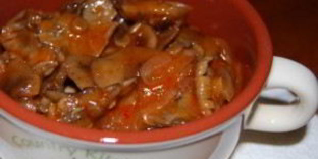 маринованные опята в томатном соусе