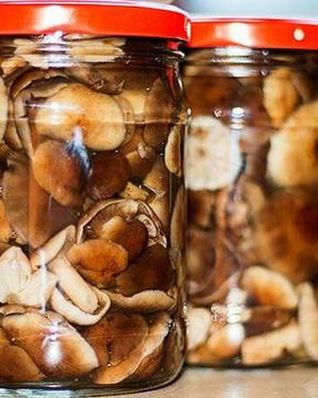 Маринованные опята