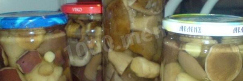 Маринованные подберезовики на зиму