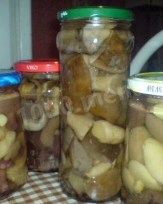 Маринованные подберезовики на зиму