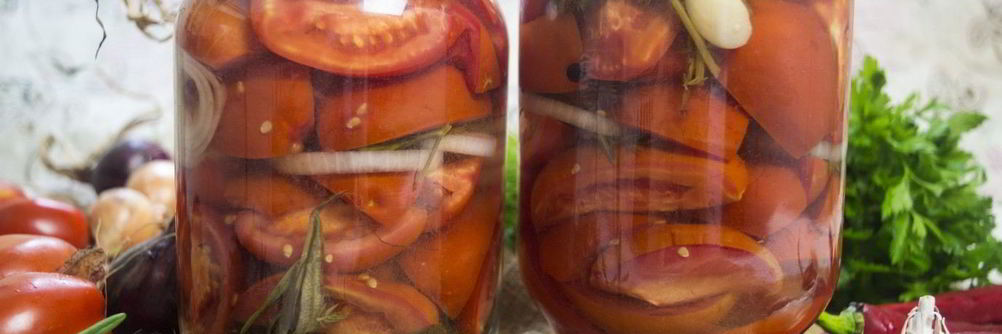 Маринованные помидоры дольками