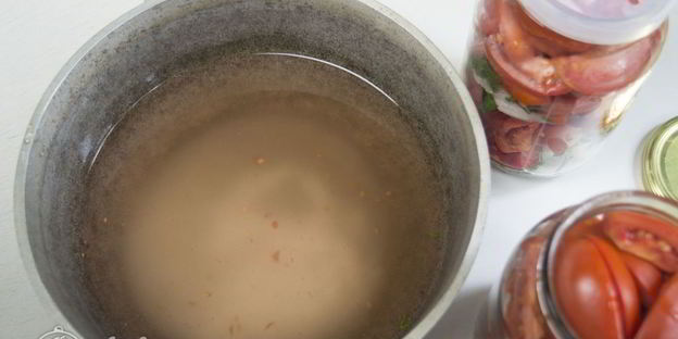 маринованные помидоры дольками