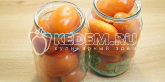 маринованные помидоры в литровых банках на зиму