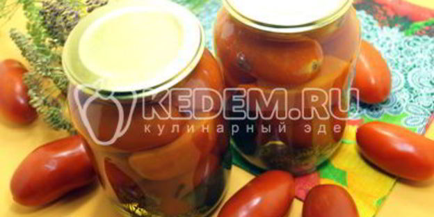 маринованные помидоры в литровых банках на зиму