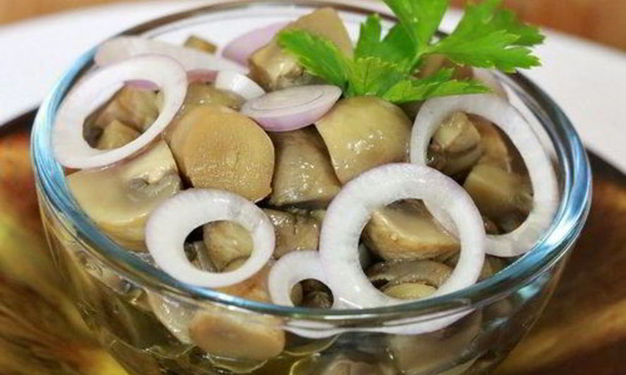 Рецепт маринованных пряных шампиньонов
