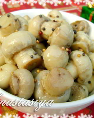 Маринованные шампиньоны на закуску