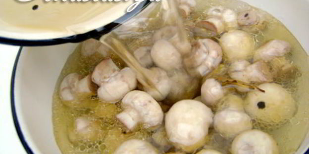 маринованные шампиньоны на закуску