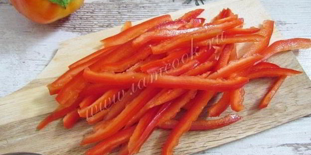 маринованные шампиньоны со сладким перцем