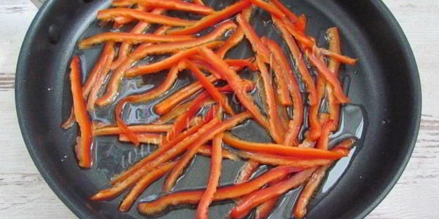 маринованные шампиньоны со сладким перцем