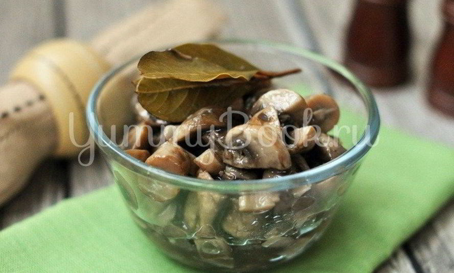 Рецепт маринованных шампиньонов