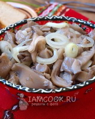 Маринованные вешенки