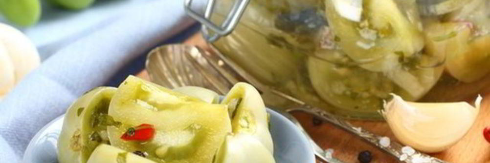 Маринованные зеленые помидоры