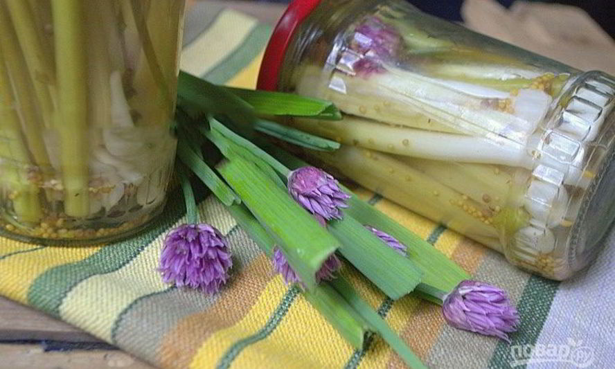 Рецепт молодого чеснока маринованного