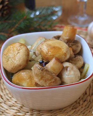 Очень быстрые маринованные шампиньоны