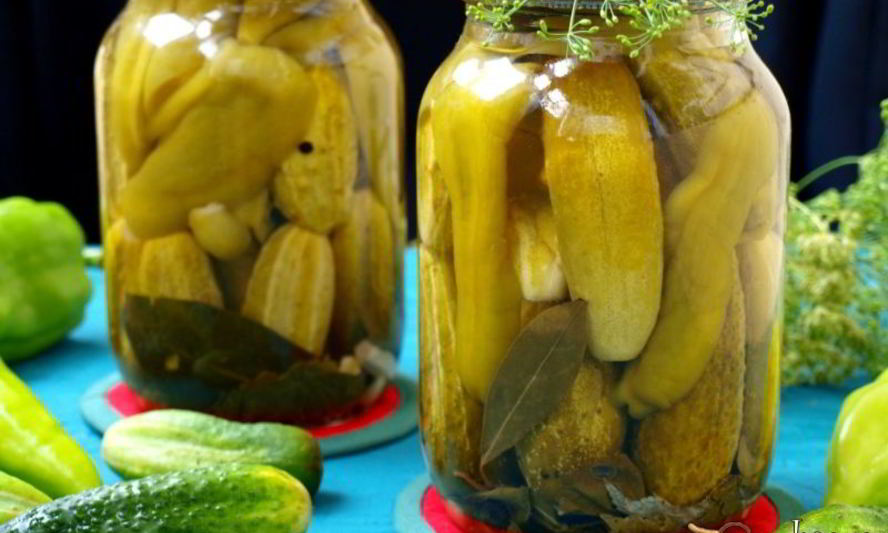 Рецепт огурцов маринованных с болгарским перцем