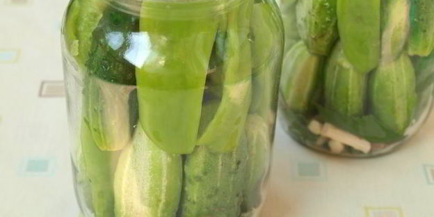 огурцы маринованные с болгарским перцем