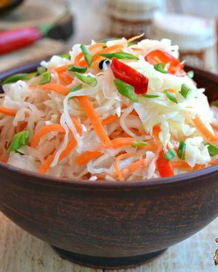 Острая маринованная капуста