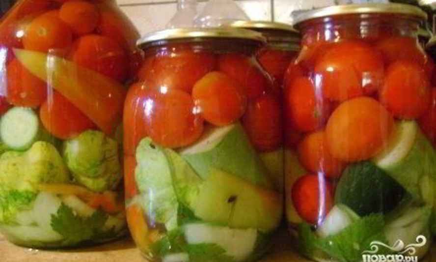 Рецепт патиссонов, маринованных на зиму