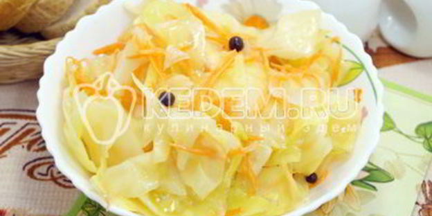 вкусная маринованная капуста