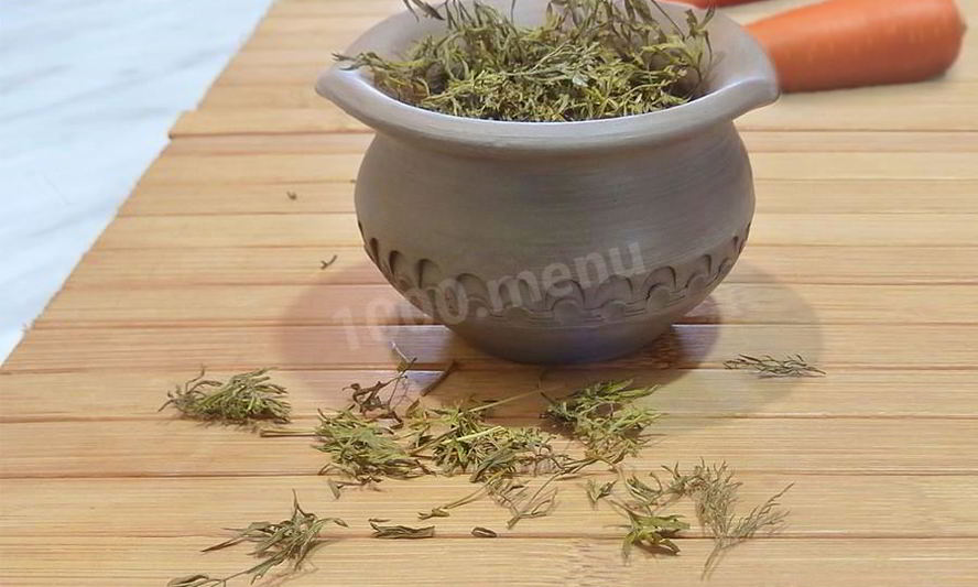 Рецепт морковной ботвы на зиму