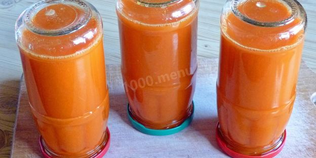 морковный сок на зиму