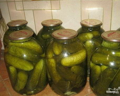 Огурцы в банку на зиму