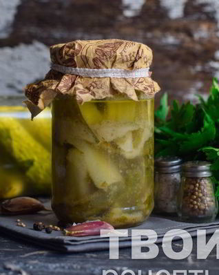 Огурцы в горчичной заливке на зиму