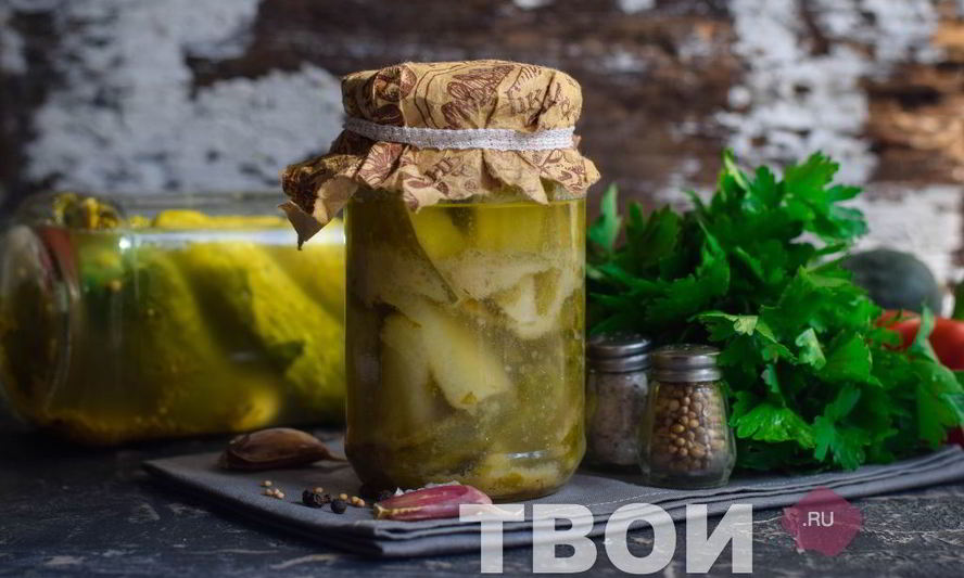 Рецепт огурцов в горчичной заливке на зиму