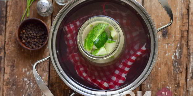 огурцы в горчичной заливке на зиму