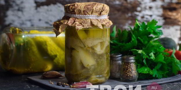 огурцы в горчичной заливке на зиму