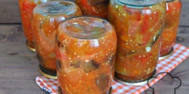 перец с баклажанами на зиму