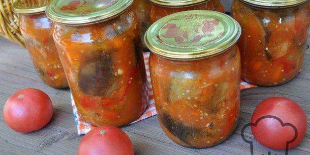 перец с баклажанами на зиму