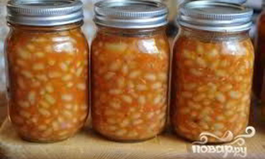 Рецепт перца с фасолью на зиму