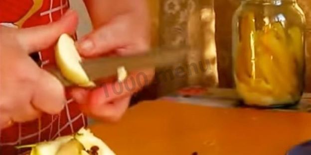 перец с яблокамии на зиму