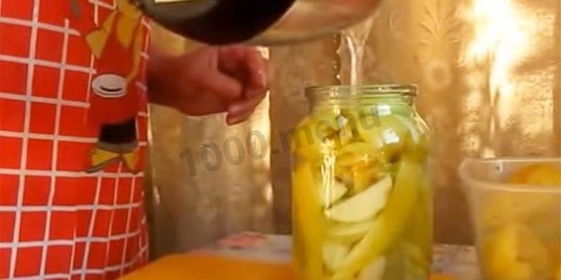 перец с яблокамии на зиму