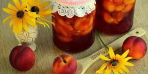 персики в собственном соку на зиму