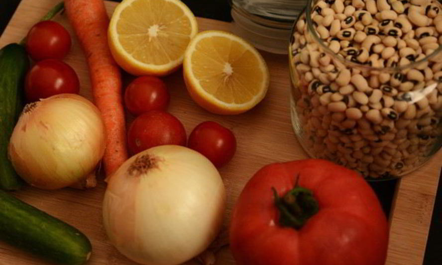 Рецепт салата с фасолью и морковью на зиму