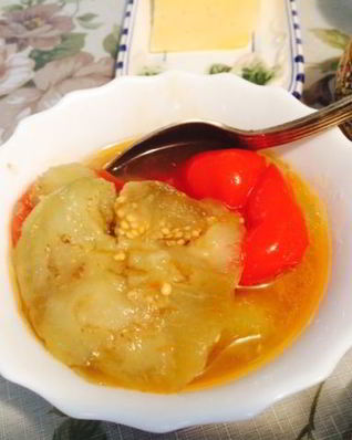 Салат-заготовка из баклажанов и сладкого перца