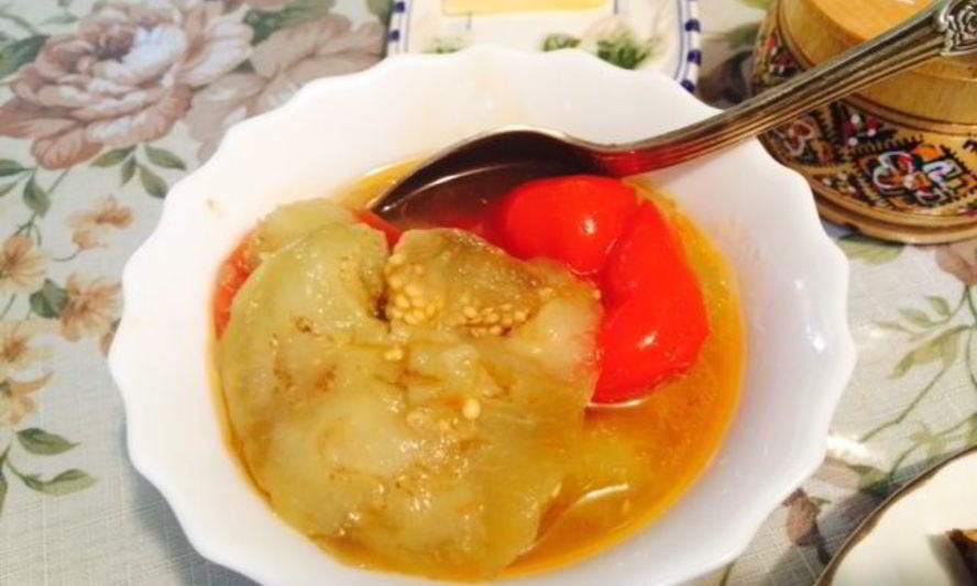 Рецепт салата-заготовки из баклажанов и сладкого перца