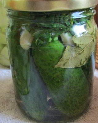 Сладкие огурчики на зиму