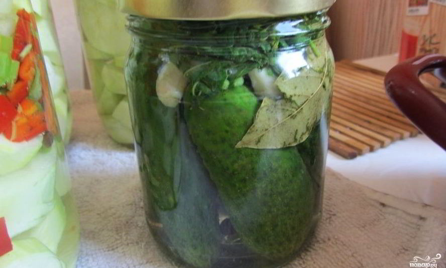 Рецепт сладких огурчиков на зиму