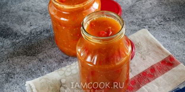 сладкий перец в помидорах без масла на зиму