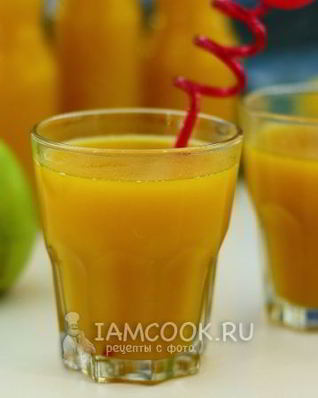 Сок из тыквы с яблоками на зиму