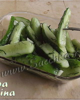 Быстрые малосольные огурцы