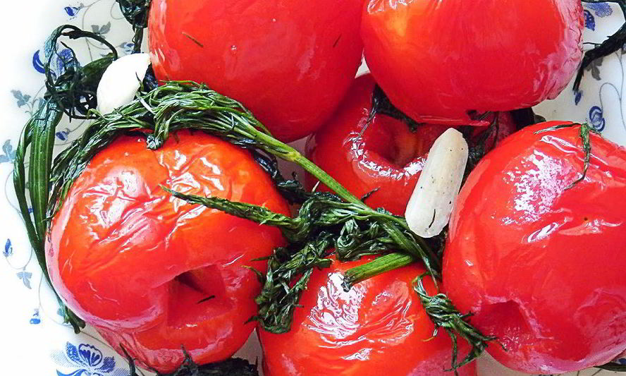 Рецепт малосольных помидоров в пакете