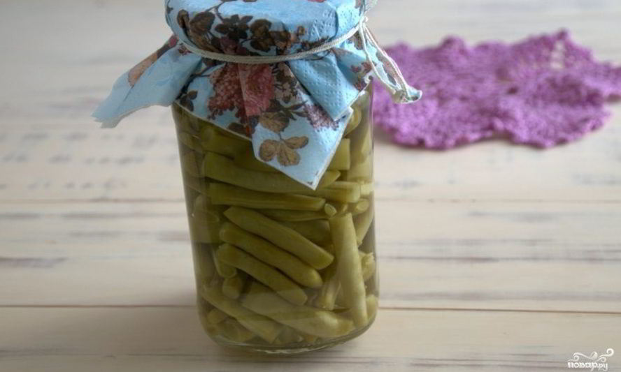 Рецепт стручковой фасоли на зиму