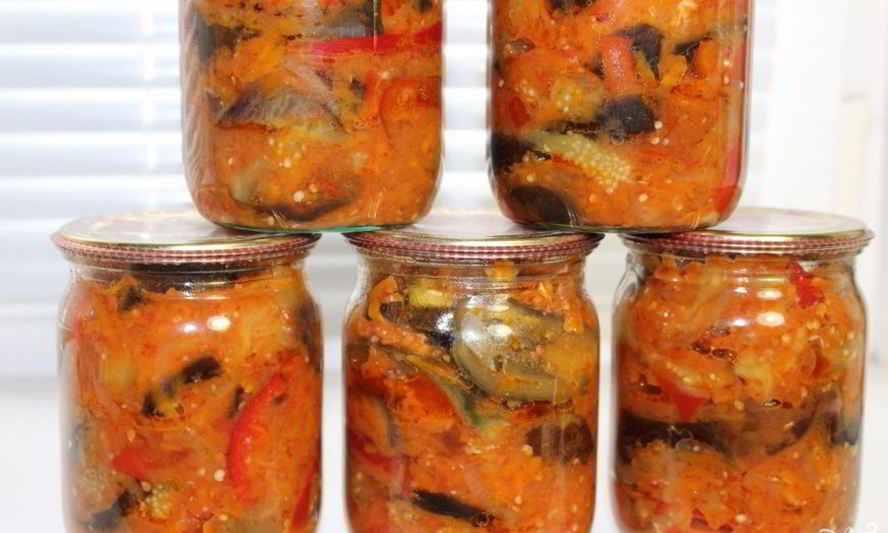 Рецепт тещиного языка из баклажанов на зиму